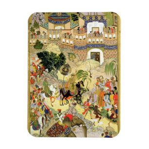Íman A entrada triunfante de Akbar do imperador em