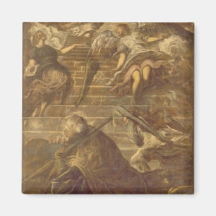 Íman A escada de Jacob (óleo em canvas)