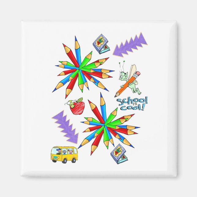 Íman A escola é a Legal Magnets (Frente)