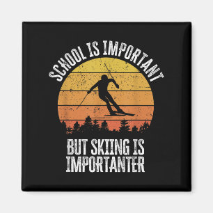 Íman A Escola É Importante Mas Esquiar É Um Fundo Impor