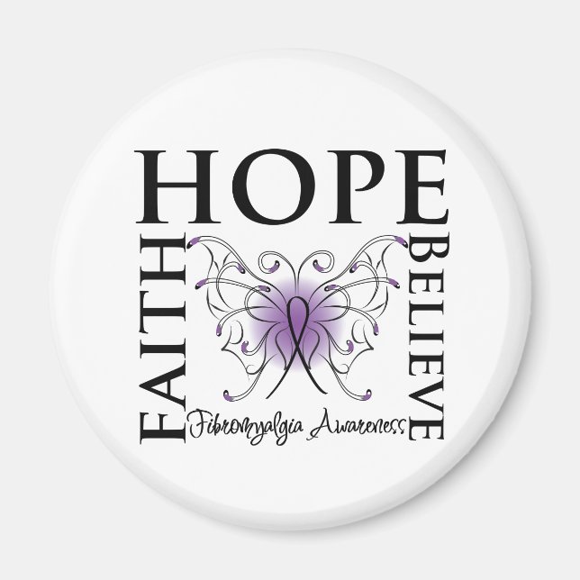 Íman A esperança acredita a fé - fibromialgia (Frente)
