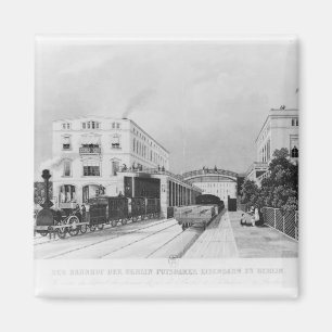 Íman A estação de comboio do trem Berlim-Potsdam