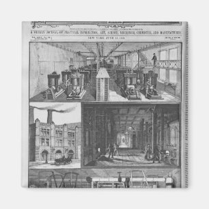 Íman A estação de Edison o Co Illuminating elétrico