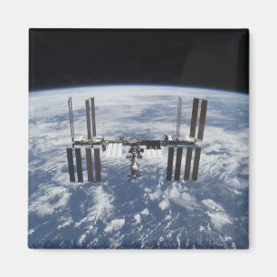 Íman A estação espacial internacional na órbita