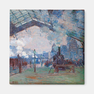 Íman A Estação Santo-Lazare, Monet