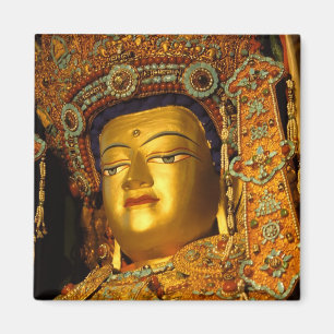 Íman A estátua gildada do Buda Jowo, Templo Jokhang,