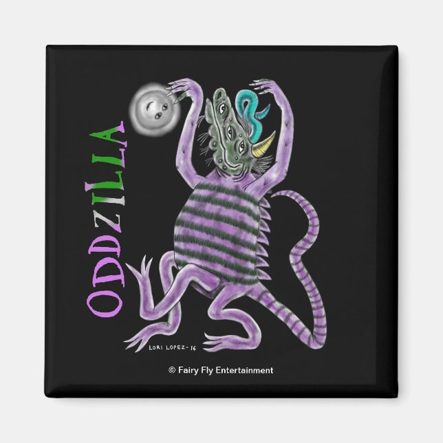 Íman A Estranha Cauda De Oddzilla (Frente)