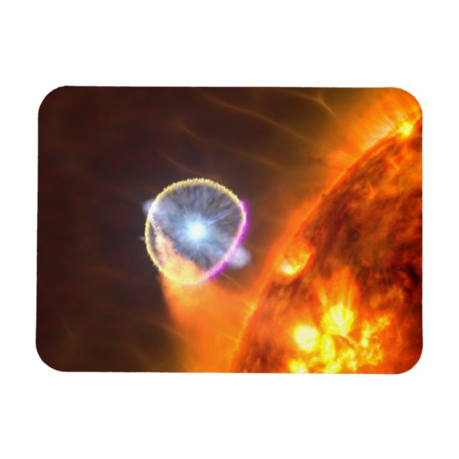 Íman A Estrela Anã Branca Em Cygni V407 (Horizontal)