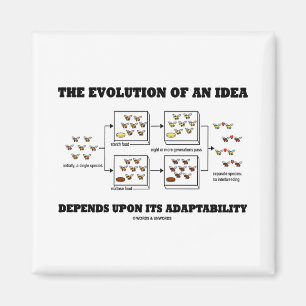 Íman A Evolução E A Ideia Depende Da Adaptabilidade