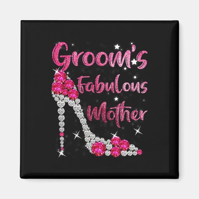 Íman A Fabulosa Mãe Feliz Casado de Casamento Marrie (Frente)