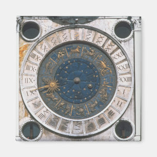 Íman A face do relógio do ouro e do esmalte, design