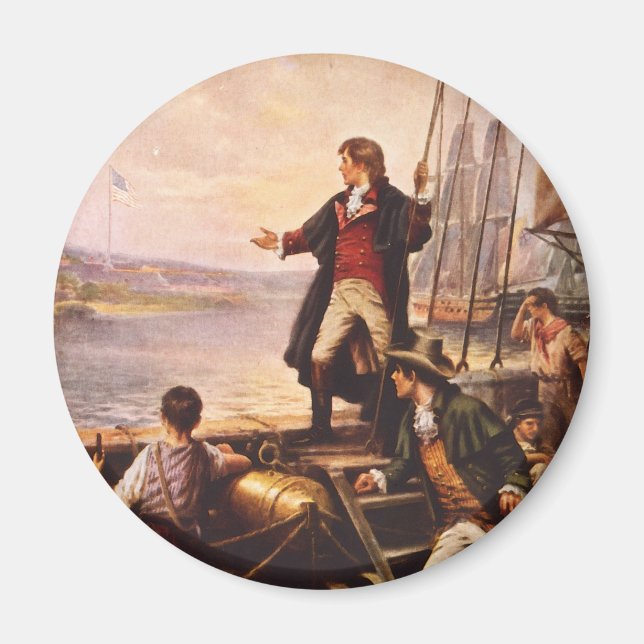 Íman A faixa do Star Spangled de Percy Moran (Frente)