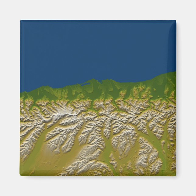 Íman A falha alpina ao longo da costa oeste (Frente)