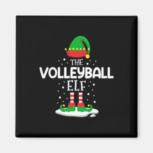 Íman A Família De Natal Do Elf De Voleibol Corresponden