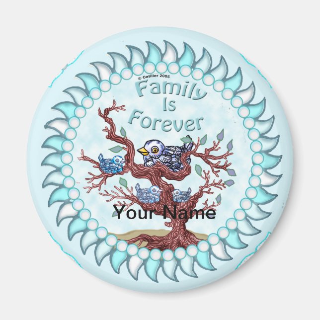 Íman A família é o Forever Magnet (Frente)