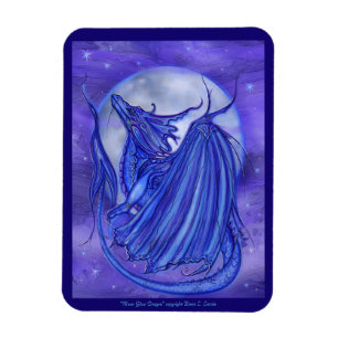 Íman A fantasia do Dragão "Lua Brilhante" de Renee Lavo