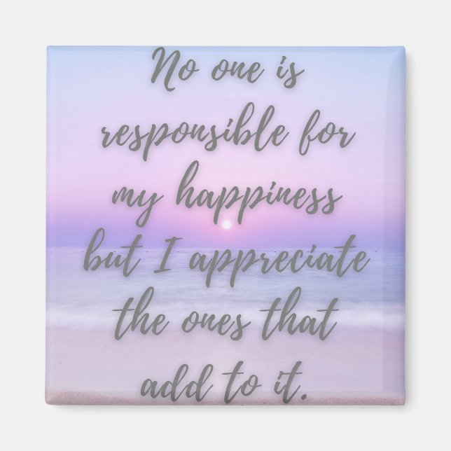 Íman A felicidade começa dentro, cresce com conexão (Frente)