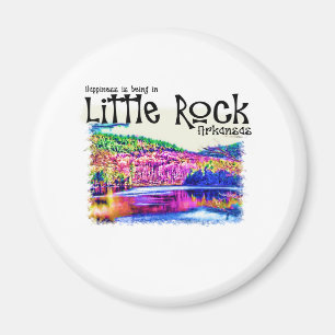 Íman A felicidade está estando em Little Rock