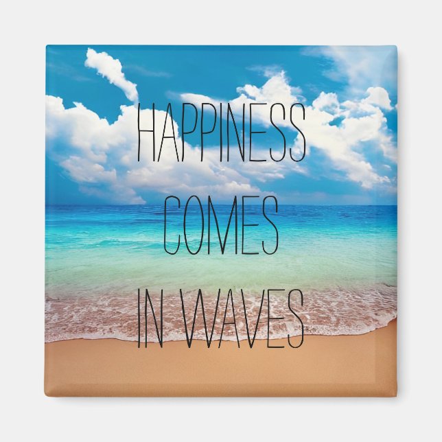 Íman A felicidade vem em ondas (Frente)