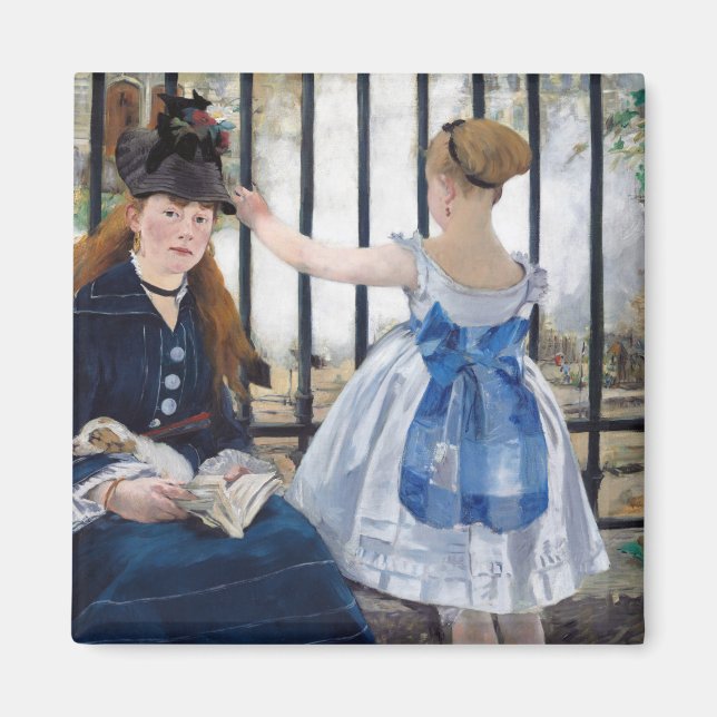 Íman A ferrovia, Edouard Manet (Frente)