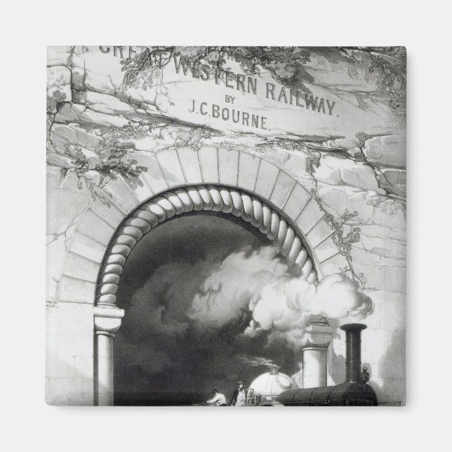 Íman A ferrovia ocidental Excelente, 1846 (Frente)