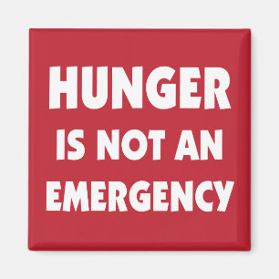 Íman A fome não é uma dieta saudável da emergência