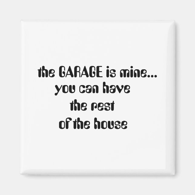 Íman A GARAGE é minha... (Frente)