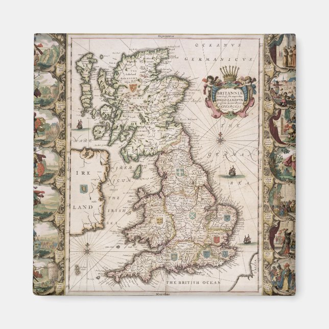 Íman A Grã-Bretanha, tal como foi concebida durante o t (Frente)