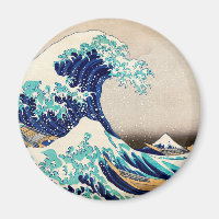 A Grande Onda ao Lado de Kanagawa Arte Japonês Vin