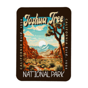 Íman A Ilustração do Parque Nacional de Joshua Tree fic