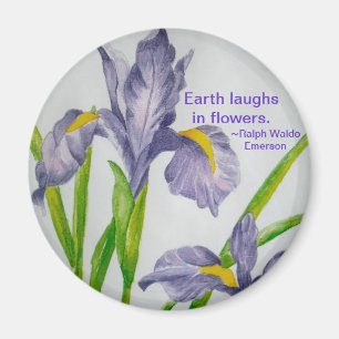 Íman A Ímã-Terra ri nas flores., ~Ralph Wald…