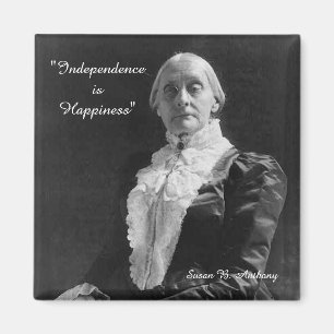 Íman A independência de Susan B. Anthony é citações