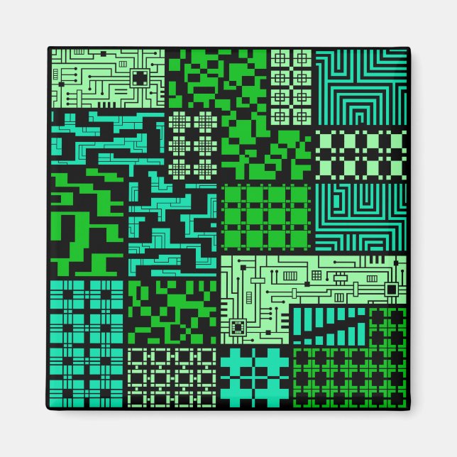 Íman "A Inteligência" Magnet Quadrado (Frente)