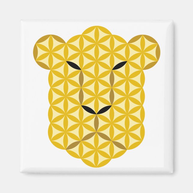 Íman A Jaguar Da Vida - Animais Sagrados. (Frente)