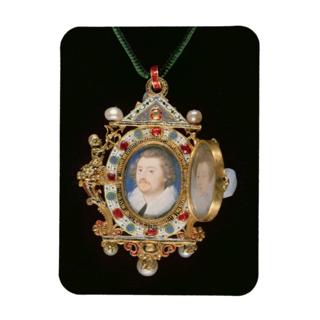 Íman A Joia Gresley, com retratos miniatura de Sir (Vertical)