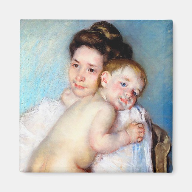 Íman A Jovem Mãe, Cassatt (Frente)