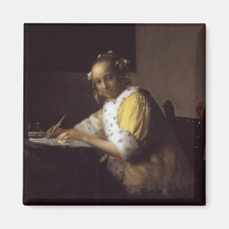 Íman A Lady Escrevendo