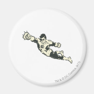 Íman A lanterna verde perfura o Grunge