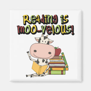 Íman A leitura é MOO-velous