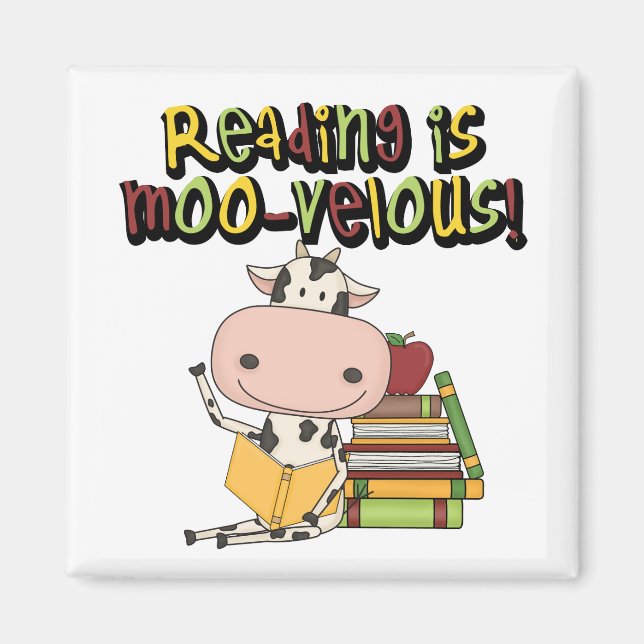 Íman A leitura é MOO-velous (Frente)