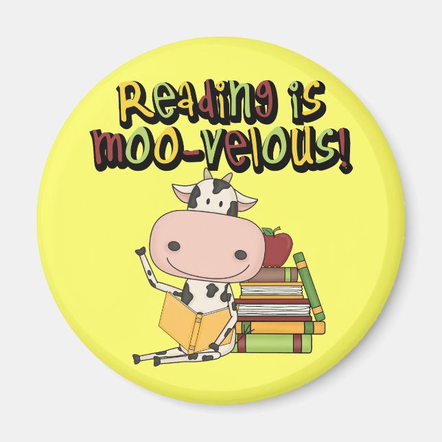 Íman A leitura é MOO-velous (Frente)