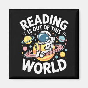 Íman A leitura está fora deste mundo livro do planeta a