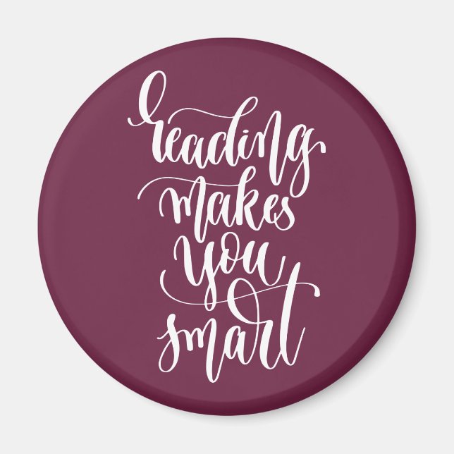 Íman A Leitura O Torna Inteligente (Frente)