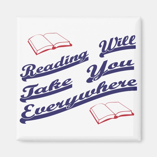 Íman a leitura vai levar-te a todo o lado (Frente)