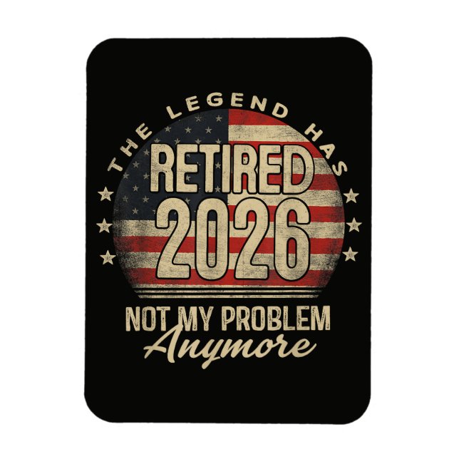 Íman A Lenda se Aposentou 2026 Engraçado  (Vertical)