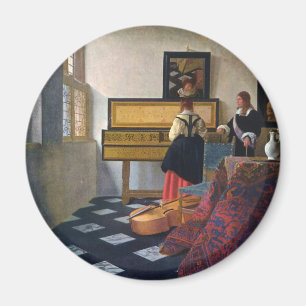 Íman A lição de música de Johannes Vermeer (circa166