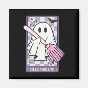 Íman A Limpeza Lady Tarot Card Halloween