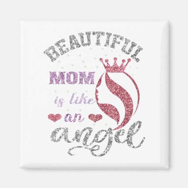 Íman A linda mãe é como um anjo (Frente)