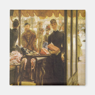 Íman A Loja de Moças de James Tissot, Arte Fina Vitoria