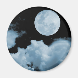ÍMAN A LUA CHEIA NUBLA-SE O AZUL